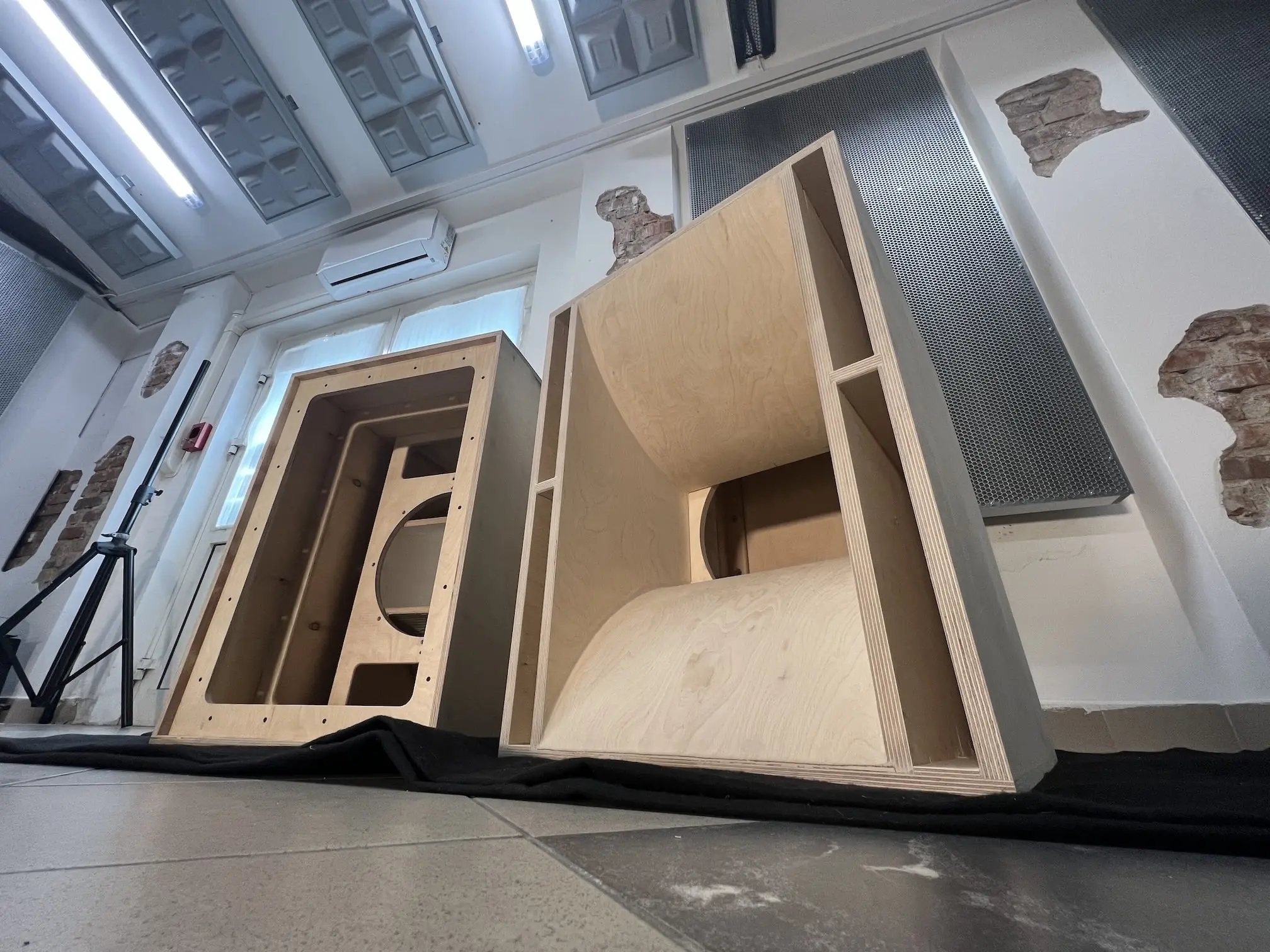 Custom speaker cabinet craftsmanship